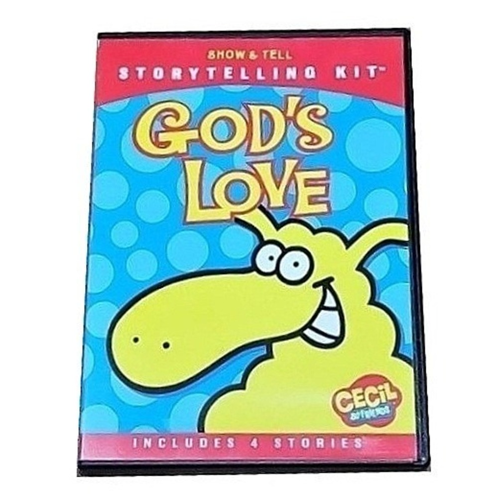 Gods Love Zonderkidz Storytelling Kit CD ROM Cecil & Friends 4 Stories Excellent